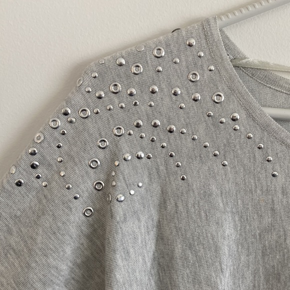 Cable & Gauge Light Grey Sweater - Picture 2 of 2